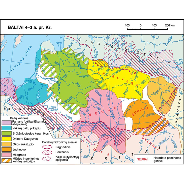 Šaltinio iliustracija, vaizduojanti Baltai (gentys)