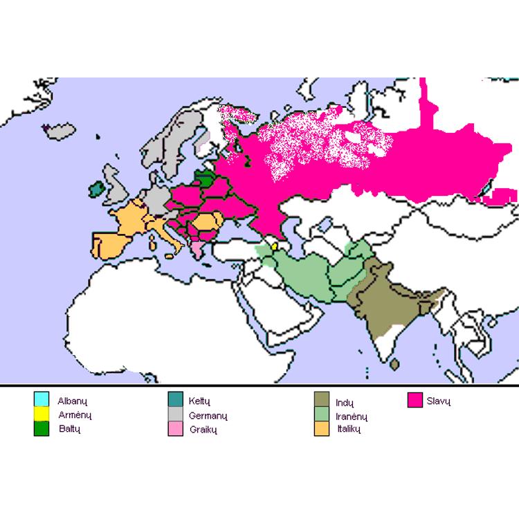 Šaltinio iliustracija, vaizduojanti Indoeuropiečiai