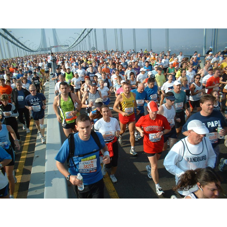 Šaltinio iliustracija, vaizduojanti Maratonas (bėgimas)
